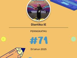 Belajar Bersyukur dari Peringkat #71: Konsistensi, Dukungan, dan Jalan Menulis yang Dipilih Allah