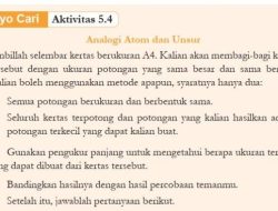 Kunci Jawaban IPA Kelas 10 Halaman 140-141, Aktivitas 4.5: Ayo Kenali