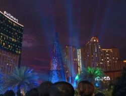 Pesta Drone Tahun Baru di Central Park Membuat Pengunjung Terkesan