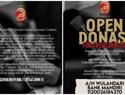 Fans Dorong Penyelamatan Sriwijaya FC: Donasi Rp16 Juta, Bukti Cinta Tak Pernah Redup
