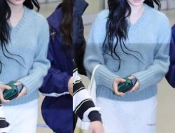 Gaya Musim Hujan dengan Sweater Idola Kpop