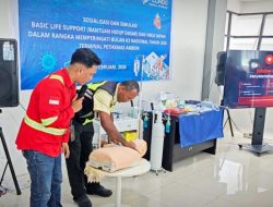 Pelindo Ambon Simulasi Pertolongan Pertama dan Antisipasi Virus Nipah