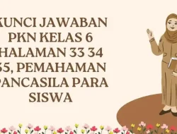 Kunci Jawaban PKN Kelas 6: Makna dan Aplikasi Pancasila Halaman 33-35