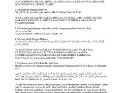 Dzikir dan Doa Setelah Salat Lima Waktu