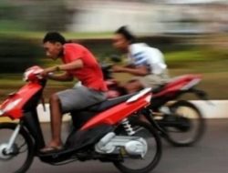 14 Motor Disita Polisi di Lokasi Balap Liar Pringsewu