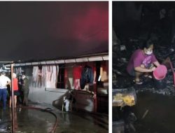 Kebakaran di Asrama Polri Ciledug Tangerang, Petugas Amankan Lokasi Kejadian