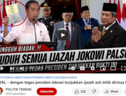 Jokowi vs JK – Desakan Tunjukkan Ijazah Asli