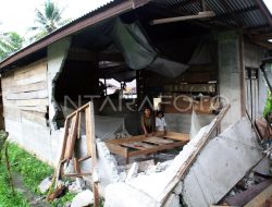 Belasan rumah warga Desa Babokerong rusak akibat gempa